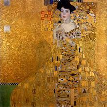 "Adele Bloch-Bauer's Portrait," 1907 by Gustav Klimt