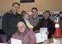 Nahanni Rous at the polls with her grandmother, parents, and daughter in 2008